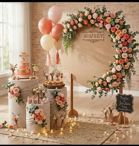 ? Decoração Completa: Aluguel + Montagem Inclusa! ?