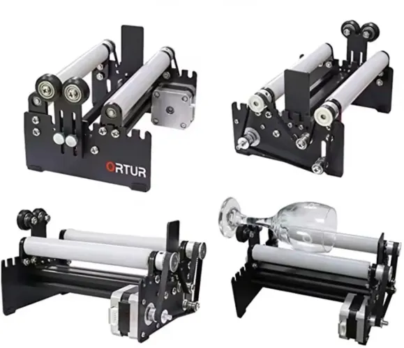 Rolo rotativo para gravação a laser 