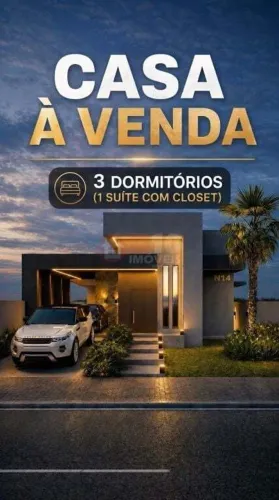 Casa com 3 dormitórios à venda, 101 m² - Caverazinho - Araranguá/SC