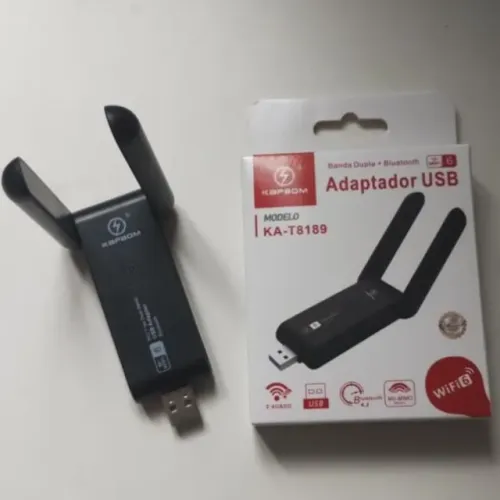 ADAPTADOR WIFI 5G e 2.4G + BLUETOOTH