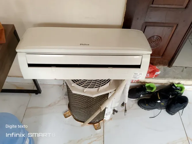 Ar condicionado Philco 9000 BTUs pouco tempo de uso
