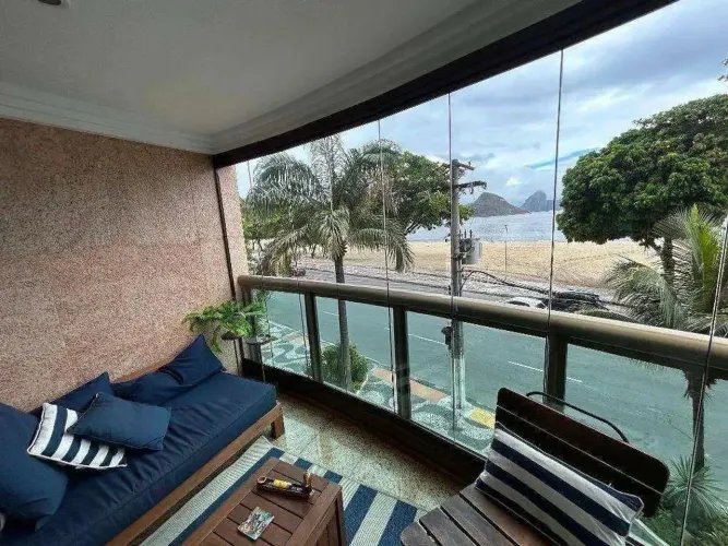 Apartamento Alto Padrão Vista Mar, Praia da Icaraí | 4 quartos, Vaga tripla