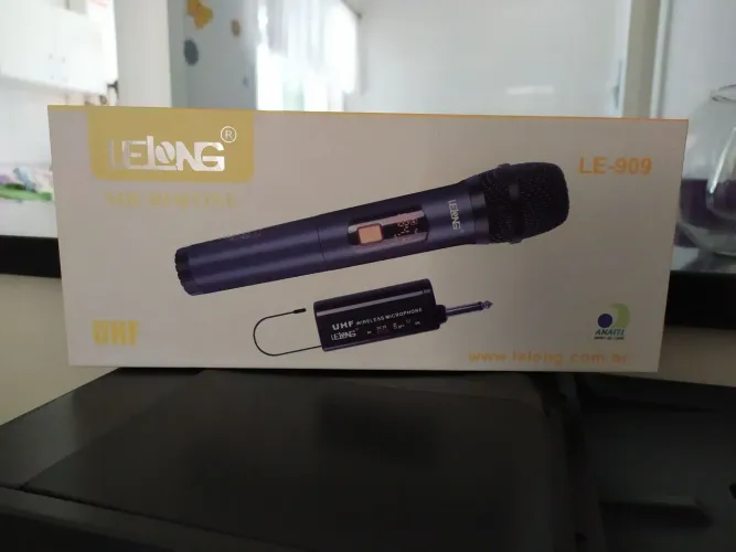 Microfone wireless lelong 