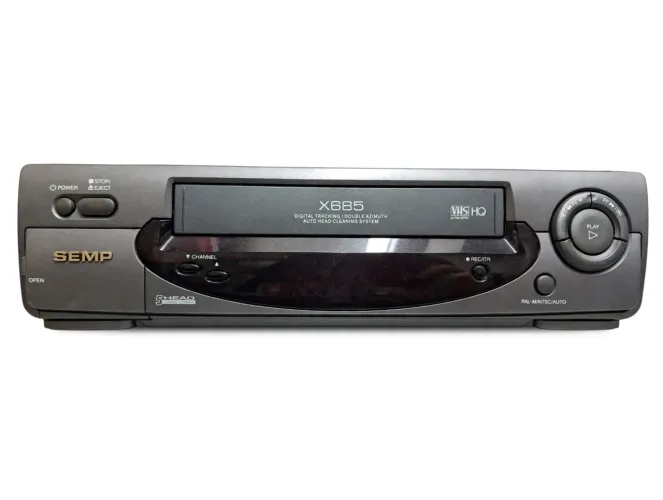 Videocassete SEMP X685 5 Cabeças VHS HQ Raro