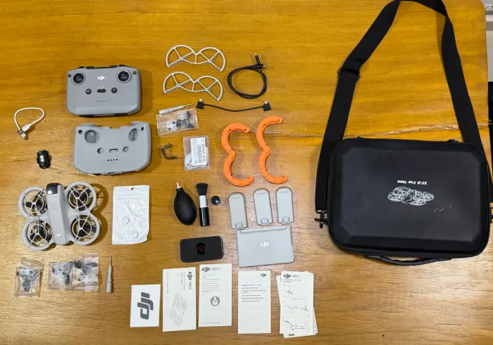 Drone DJI Neo FLY MORE + controle + 3 baterias e muitos acessórios