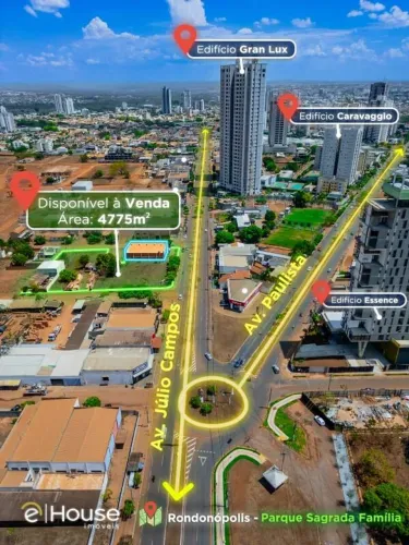Lote comercial de 3.100 m² à venda em frente à Auto Premium Car