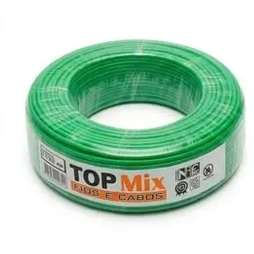 ROLO DE FIO 4,00mm VERDE TOP MIX (Honestidade e Qualidade - Distribuidora JK Eletrônicos)