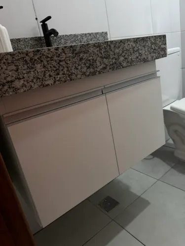 Gabinete banheiro 70cm 100%mdf