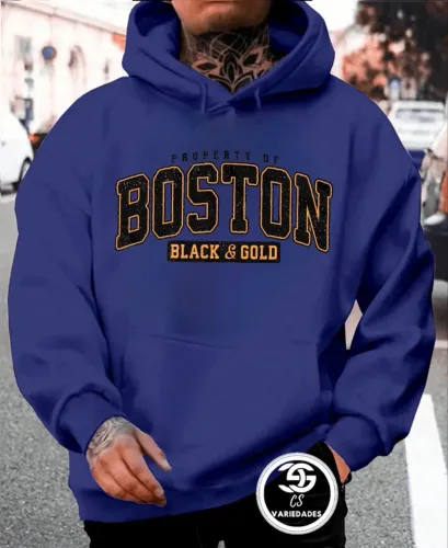 Blusa de Moletom Boston