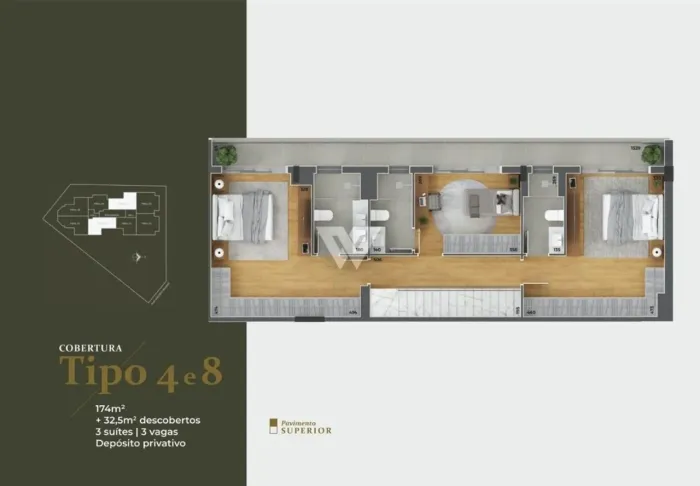 Apartamento 3 Quartos Alto da Glória Curitiba