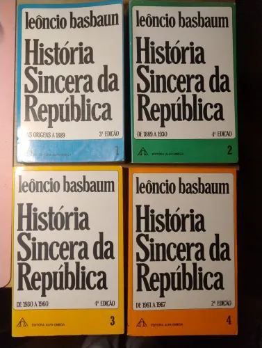 História Sincera da República. Leôncio Basbaum.