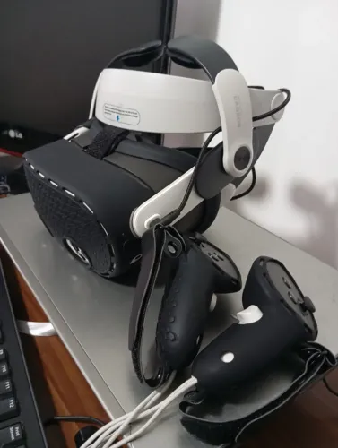 Meta Quest 3s + BoboVR + Bateria + Case de Proteção - Troco por Switch 2