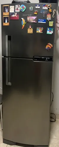 Geladeira inox - com nota fiscal