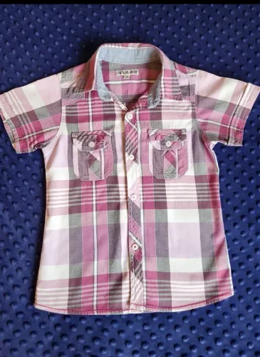Camisa xadrez infantil