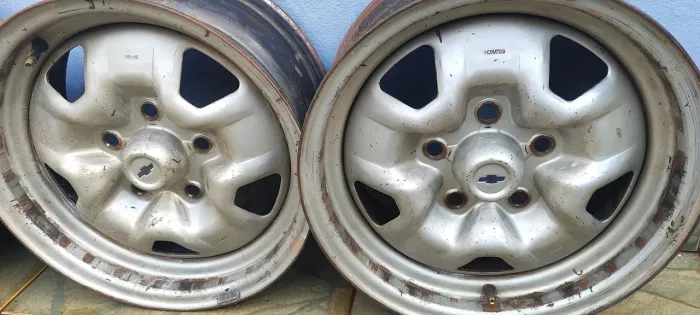 Rodas opala, Rodas Ecosport originais sem amassado, mais de 20 anos guardado na laje casa