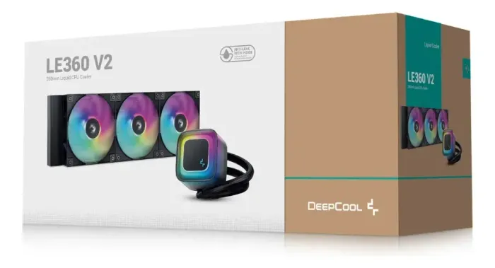 Water Cooler Deepcool Le360 V2 Preto Anti-leak Argb 360mm Argb