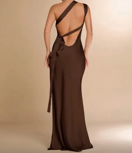 Vestido marrom