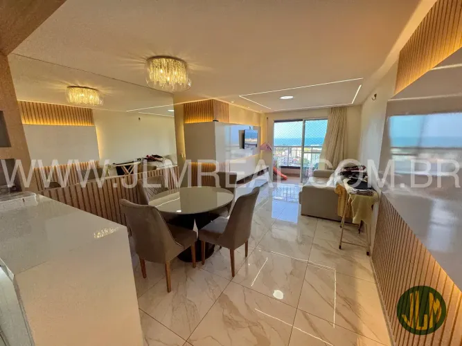 VENDO APARTAMENTO MOBILIADO, COM 80m², 3 QUARTOS, 2 VAGAS NO BAIRRO JACARECANGA - FORTALEZ
