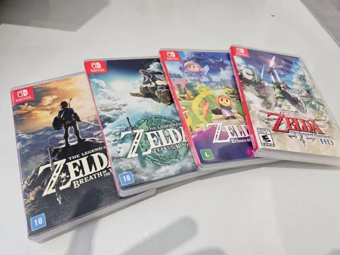 Kit 4 ZELDA [Breath, Tears, Echoes e Skyward]