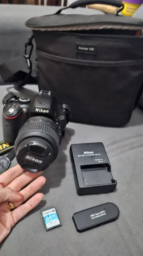 Kit Câmera DSRL Nikon D5100 usada funcionando