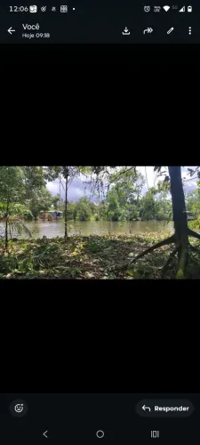 Venda Lote as margens do rio matapi.