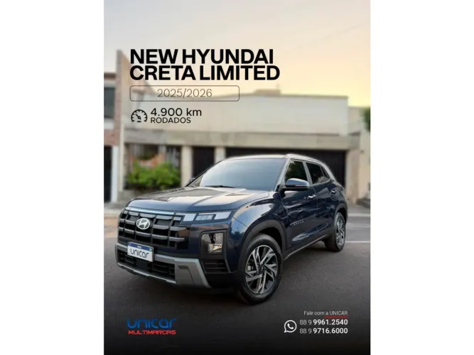 Hyundai Creta Limited 1.0 TB 12V Flex AUT 2026
