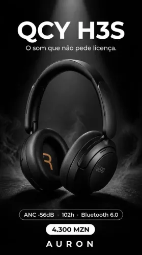 Headset QCY H3s ANC ENC LACRADO
