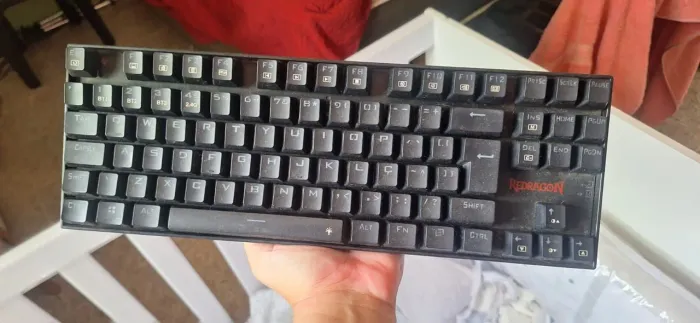 Teclado redragon rgb preto