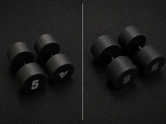 Kit de halteres de 5kg e 8kg