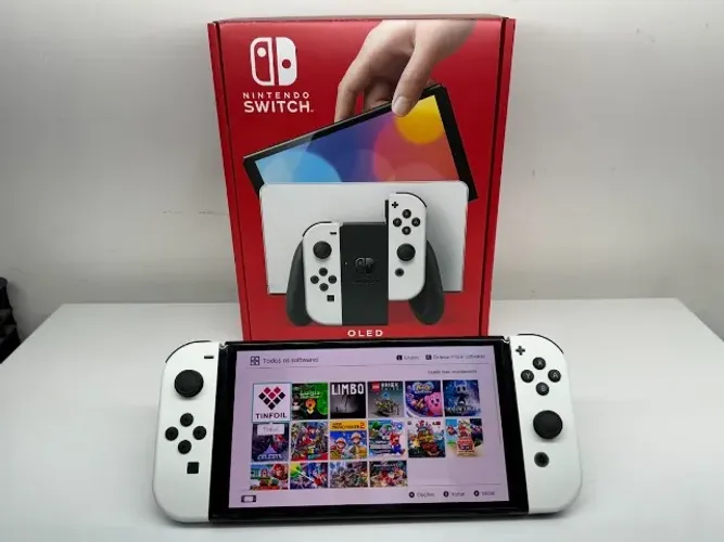 Nintendo Switch Oled + Desbloqueado + 128gb 
