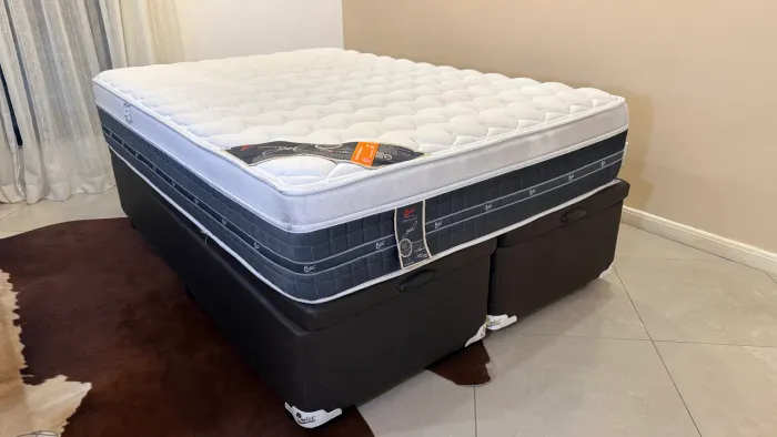 Cama Castor Premium Casal - Original Pocket + Box Baú