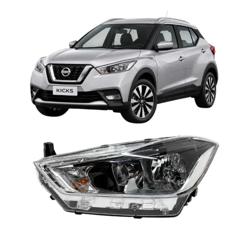 Farol Nissan Kicks 2016 2017 2018 2019 Com Led Esquerdo