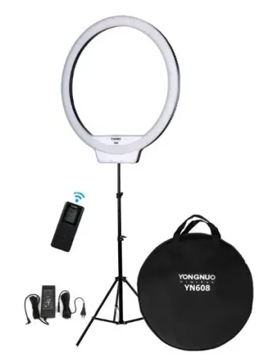 Ring Light Youngnuo Yn608 + Tripe De 2m