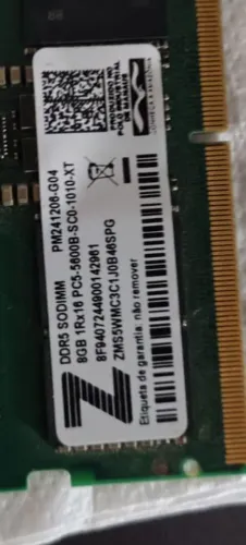 Memória ddr5 8gb 5600