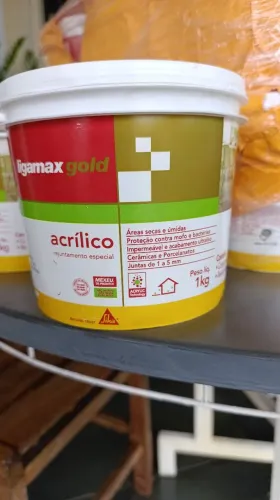 Rejunte acrílico Ligamax Gold Branco