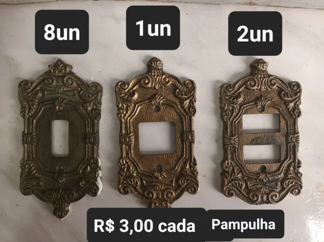 Tampa capa tomada ou interruptor colonial