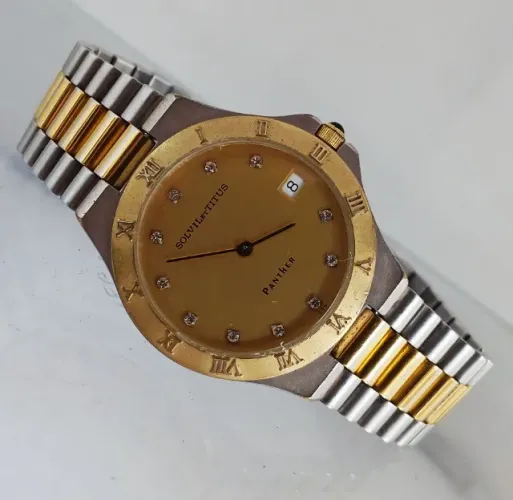 Relógio Swiss Made Solvil et Titus - Não é Mido Movado Universal Longines Omega Tissot