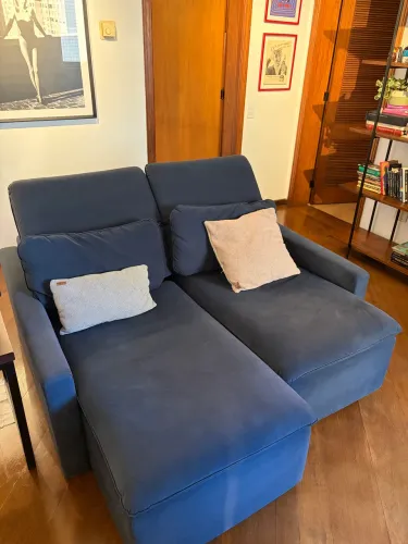 Sofá retrátil zig zag 110cm por 160cm