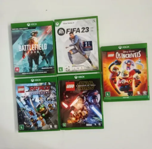 Lote de jogos Xbox One mídia física
