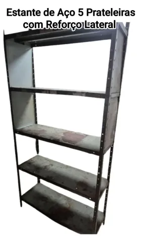 Estante de Aço com Reforço Lateral 