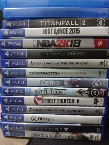 Lote 15 jogos de ps4 mídia física