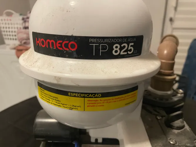 PRESSURIZADOR DE AGUA TP 825 komeco
