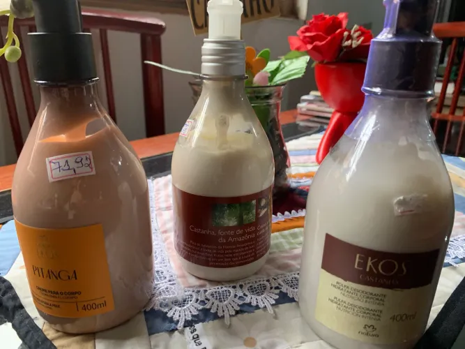 Hidratantes corporais Ekos