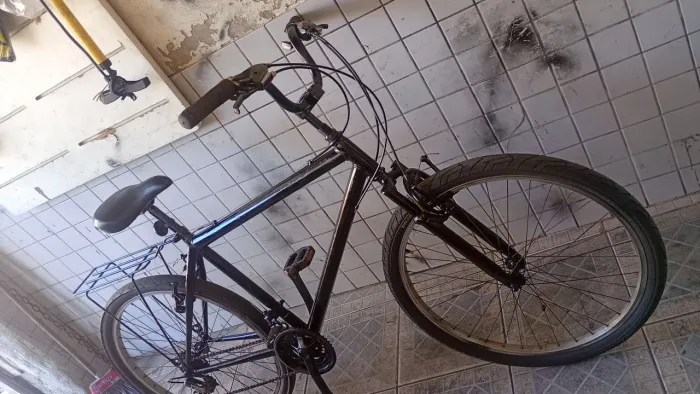 Bicicleta caloi cm marcha Shimano original e bagageiro 350$$