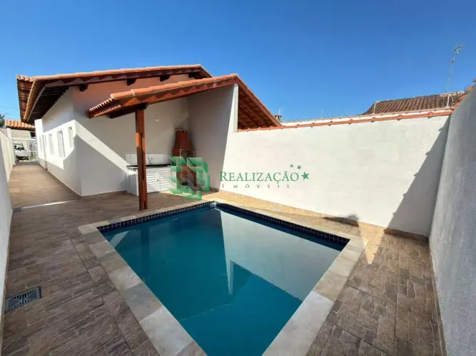 casa em itanhaem com piscina, lado praia