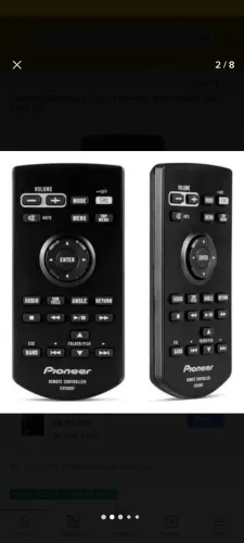 Controle remoto multimídia Pioneer