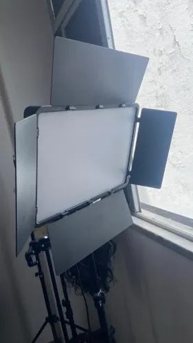 luz retangular para gravação profissional 