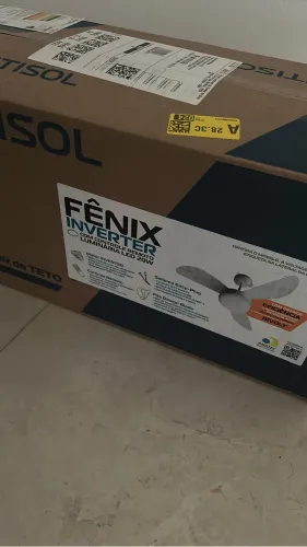 Ventilador novo na caixa ventisol inverter