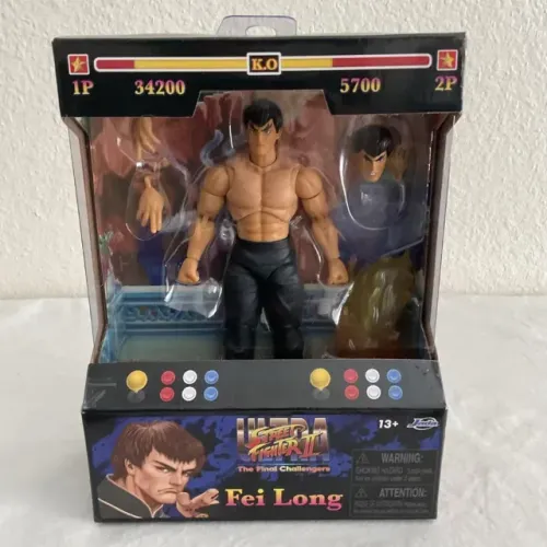 STREET FIGHTER 2 - FEI-LONG - BONECO JADA TOYS ORIGINAL 