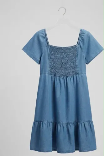 Vestido Jeans com lastex